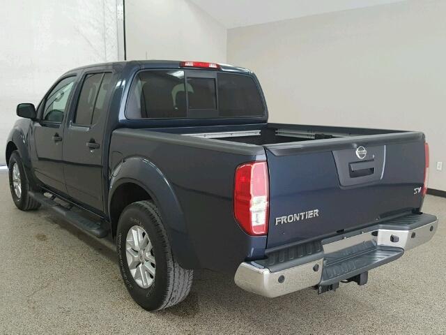 1N6AD0ER9FN715027 - 2015 NISSAN FRONTIER S BLUE photo 3