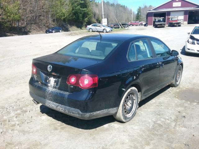 3VWJZ71K58M099925 - 2008 VOLKSWAGEN JETTA S BLACK photo 4