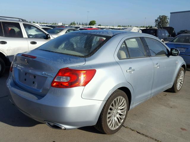 JS2RE9A31B6111068 - 2011 SUZUKI KIZASHI SE BLUE photo 4