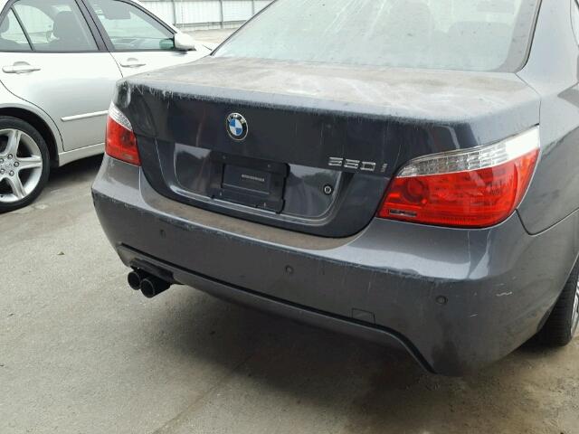 WBANW535X8CT49912 - 2008 BMW 550I GRAY photo 10