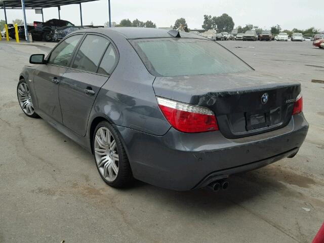 WBANW535X8CT49912 - 2008 BMW 550I GRAY photo 3