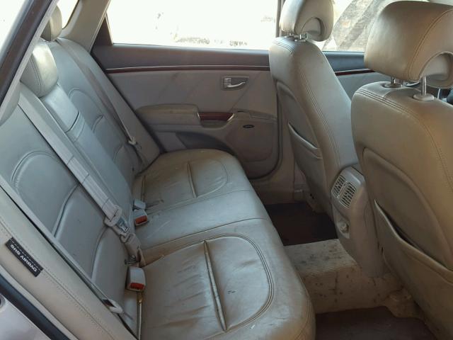 KMHFC46F16A121185 - 2006 HYUNDAI AZERA SE SILVER photo 6