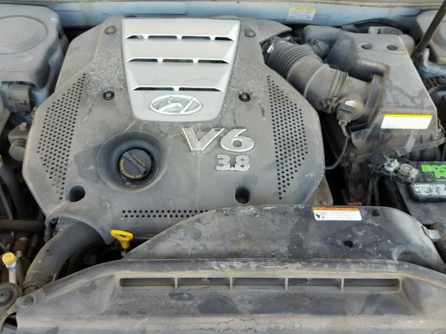 KMHFC46F16A121185 - 2006 HYUNDAI AZERA SE SILVER photo 7