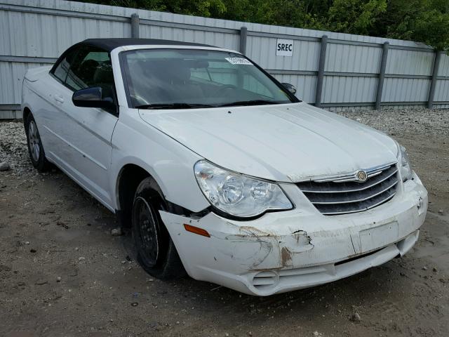 1C3LC45K38N655469 - 2008 CHRYSLER SEBRING WHITE photo 1