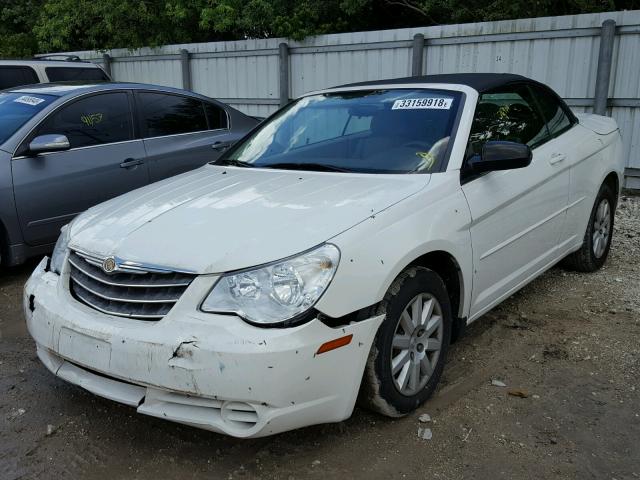 1C3LC45K38N655469 - 2008 CHRYSLER SEBRING WHITE photo 2