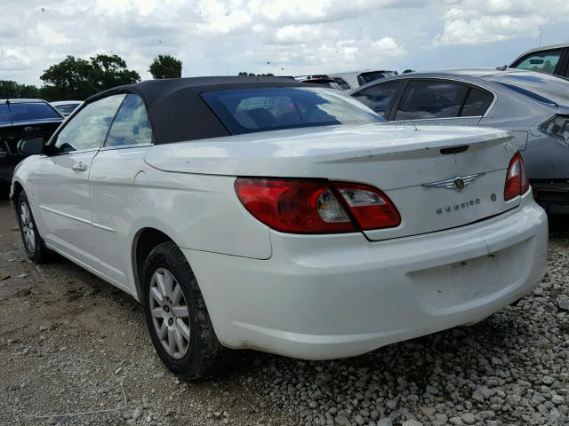 1C3LC45K38N655469 - 2008 CHRYSLER SEBRING WHITE photo 3