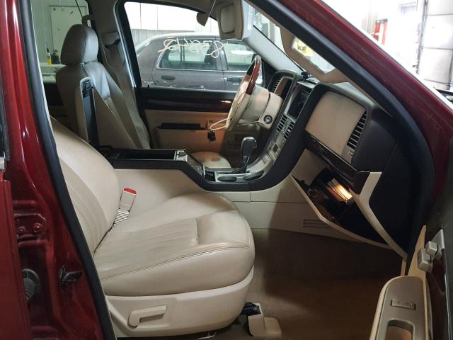 5LMEU88H53ZJ49838 - 2003 LINCOLN AVIATOR 红色 照片 5