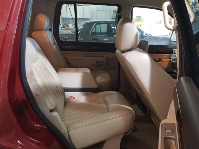 5LMEU88H53ZJ49838 - 2003 LINCOLN AVIATOR RED photo 6