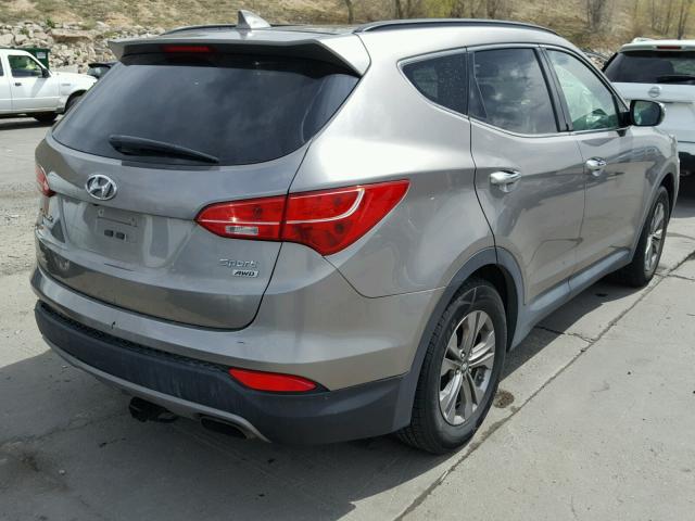 5XYZUDLB8FG273870 - 2015 HYUNDAI SANTA FE S BEIGE photo 4