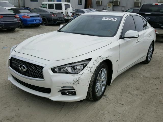 JN1EV7AP7HM740860 - 2017 INFINITI Q50 PREMIU WHITE photo 2