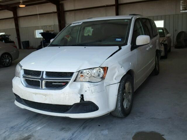 2C4RDGCG8ER321570 - 2014 DODGE GRAND CARA WHITE photo 2