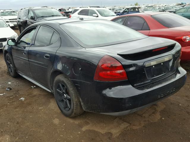 2G2WP552681111685 - 2008 PONTIAC GRAND PRIX BLACK photo 3