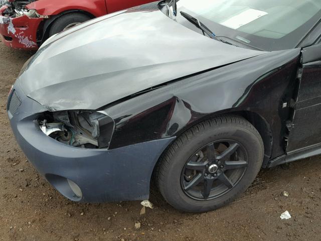 2G2WP552681111685 - 2008 PONTIAC GRAND PRIX BLACK photo 9