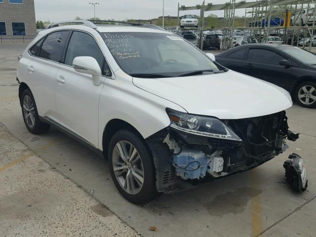 2T2BC1BA3FC006347 - 2015 LEXUS RX 450H WHITE photo 1