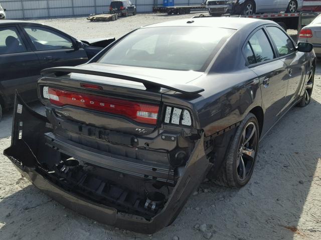 2C3CDXCT8EH369244 - 2014 DODGE CHARGER R/ GRAY photo 4