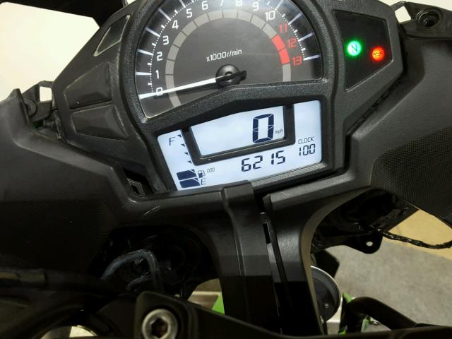 JKAEXEE17FDA18896 - 2015 KAWASAKI EX650 E GREEN photo 10