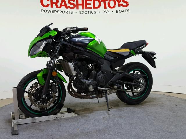 JKAEXEE17FDA18896 - 2015 KAWASAKI EX650 E GREEN photo 4