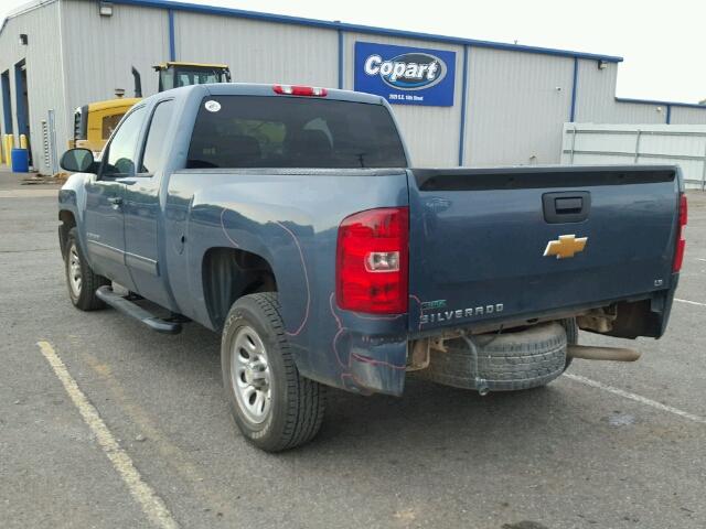 1GCRCREA8CZ155660 - 2012 CHEVROLET SILVERADO BLUE photo 3