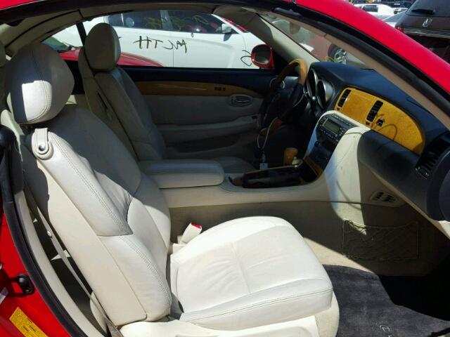 JTHFN48Y620008568 - 2002 LEXUS SC 430 RED photo 5