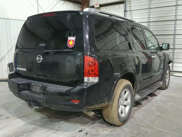 5N1AA0ND4FN600685 - 2015 NISSAN ARMADA SV BLACK photo 4