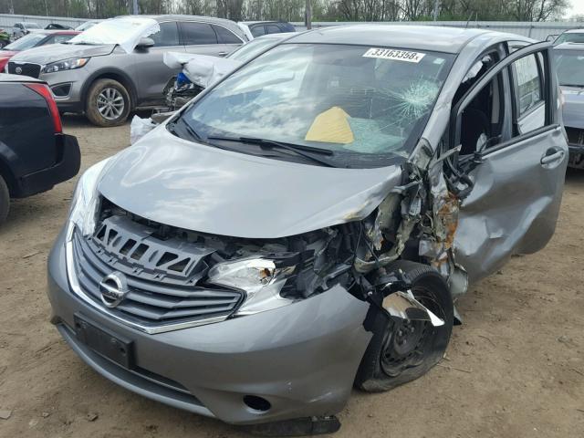 3N1CE2CP9FL383602 - 2015 NISSAN VERSA NOTE GRAY photo 2