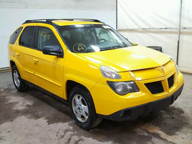 3G7DA03E92S559790 - 2002 PONTIAC AZTEK YELLOW photo 1