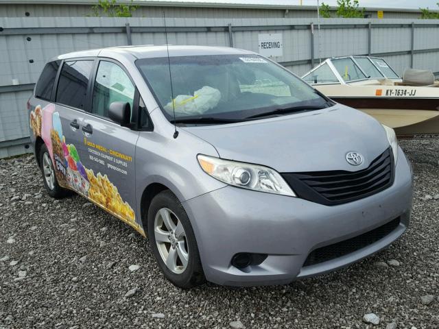 5TDZK3DC3CS251734 - 2012 TOYOTA SIENNA BAS GRAY photo 1