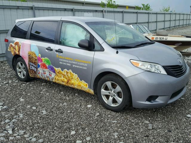 5TDZK3DC3CS251734 - 2012 TOYOTA SIENNA BAS GRAY photo 9