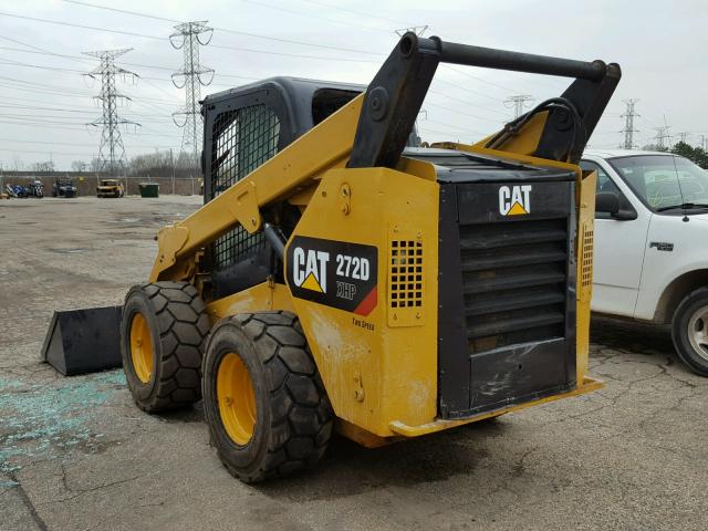 CAT0272DAB5W00709 - 2014 CATERPILLAR 272D YELLOW photo 3