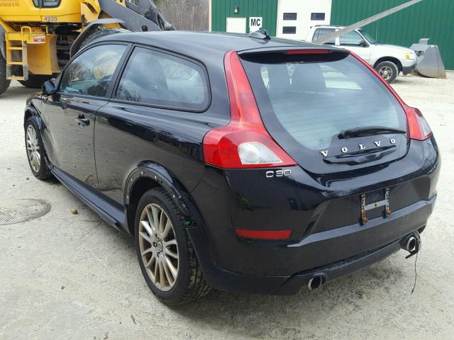 YV1672MK0B2190476 - 2011 VOLVO C30 T5 BLACK photo 3