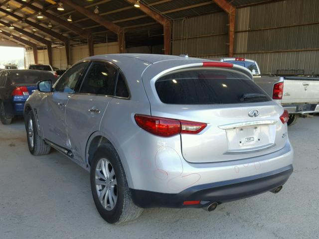 JN8CS1MU7GM670632 - 2016 INFINITI QX70 SILVER photo 3