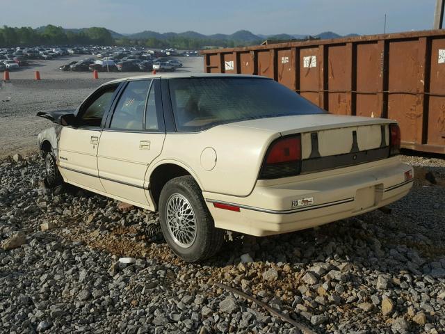 1G3WS54T8MD381827 - 1991 OLDSMOBILE CUTLASS SU CREAM photo 3