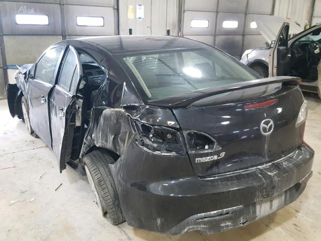 JM1BL1VFXB1427234 - 2011 MAZDA 3 I BLACK photo 3