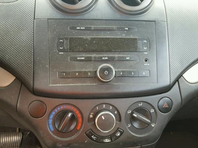 KL1TD56617B055556 - 2007 CHEVROLET AVEO BASE Qırmızı foto 9