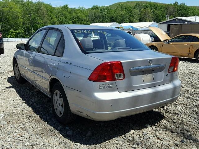 JHMES16533S001417 - 2003 HONDA CIVIC SILVER photo 3