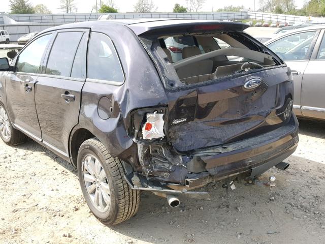 2FMDK49C77BA29824 - 2007 FORD EDGE SEL P PURPLE photo 9