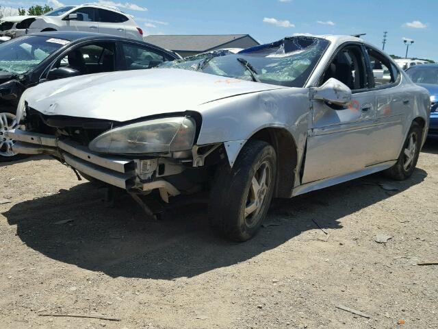 2G2WS522041128947 - 2004 PONTIAC GRAND PRIX SILVER photo 2