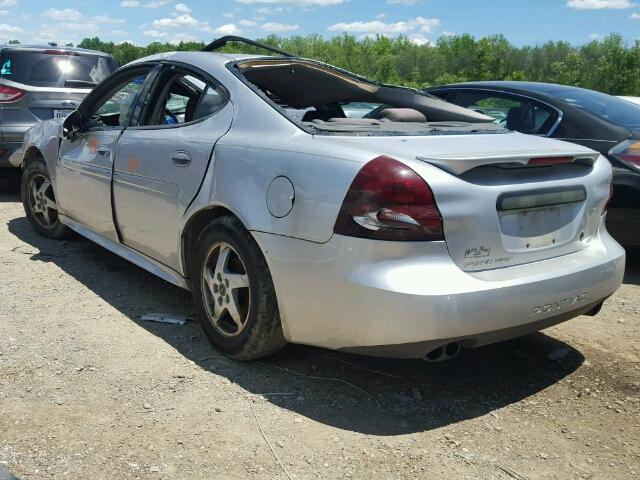 2G2WS522041128947 - 2004 PONTIAC GRAND PRIX SILVER photo 3