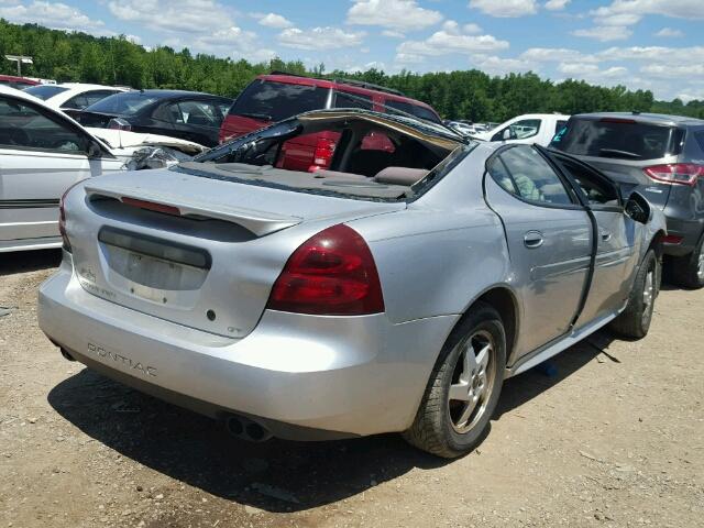 2G2WS522041128947 - 2004 PONTIAC GRAND PRIX SILVER photo 4