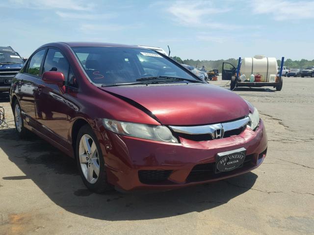 19XFA1F68BE001593 - 2011 HONDA CIVIC LX-S 勃艮第红 照片 1