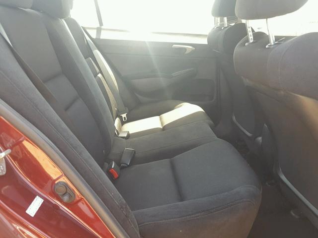 19XFA1F68BE001593 - 2011 HONDA CIVIC LX-S 勃艮第红 照片 6