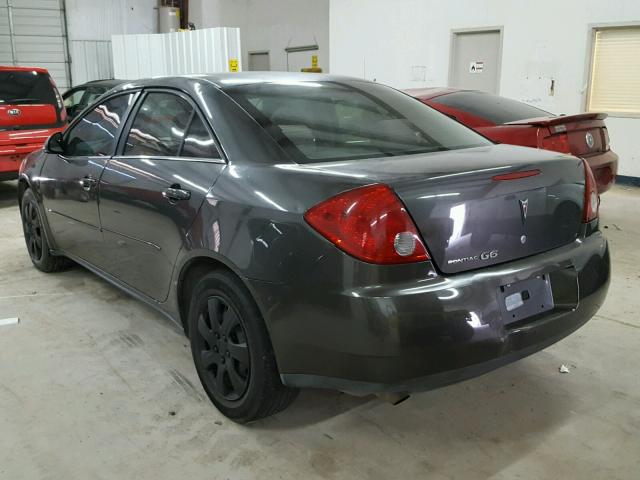 1G2ZF58B074105136 - 2007 PONTIAC G6 VALUE L CHARCOAL photo 3