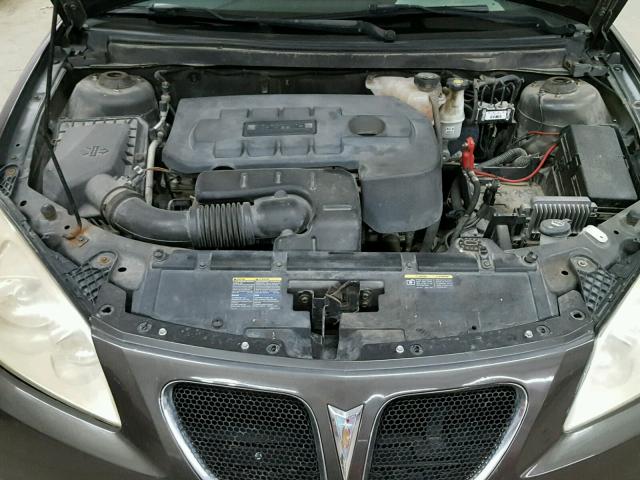 1G2ZF58B074105136 - 2007 PONTIAC G6 VALUE L CHARCOAL photo 7