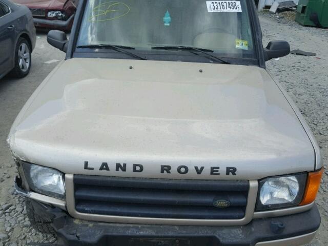 SALTY12411A297649 - 2001 LAND ROVER DISCOVERY GOLD photo 7