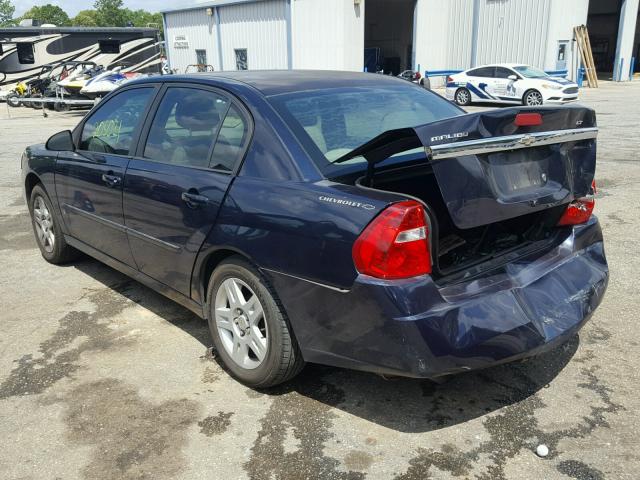 1G1ZT51F86F187288 - 2006 CHEVROLET MALIBU LT BLUE photo 3