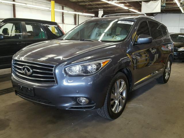 5N1AL0MM6DC324823 - 2013 INFINITI JX35 BASE GRAY photo 2