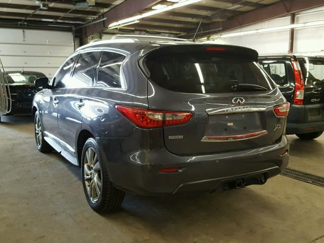5N1AL0MM6DC324823 - 2013 INFINITI JX35 BASE GRAY photo 3