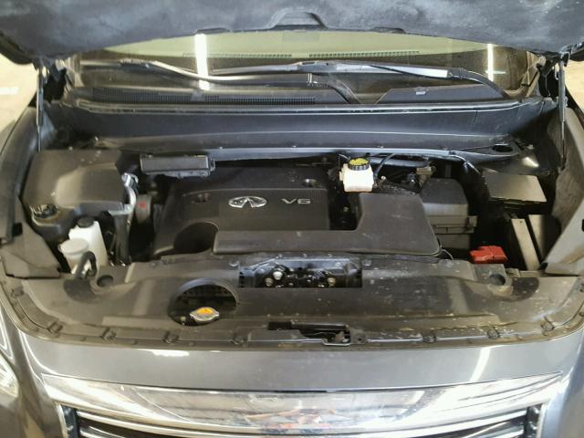 5N1AL0MM6DC324823 - 2013 INFINITI JX35 BASE GRAY photo 7