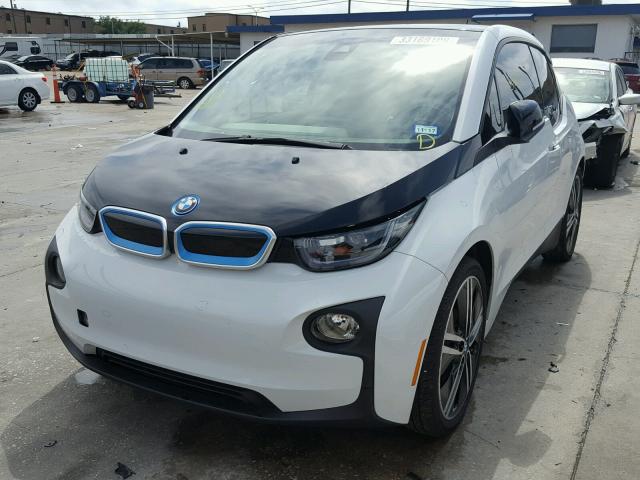 WBY1Z2C53FV555418 - 2015 BMW I3 BEV WHITE photo 2