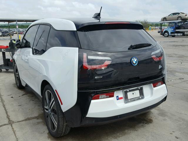 WBY1Z2C53FV555418 - 2015 BMW I3 BEV WHITE photo 3